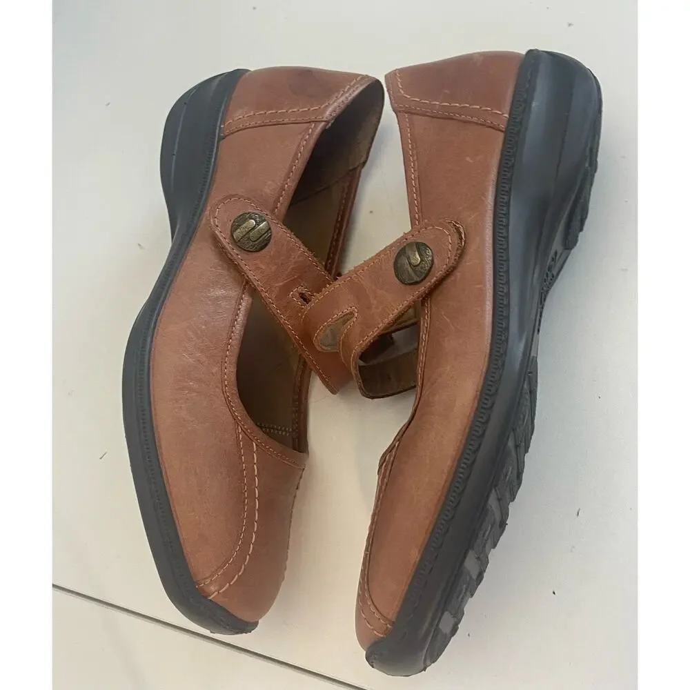 Hotter Shoes Womens Size 7 (UK 5h Leather Blue Karen Mary Jane Comfort
